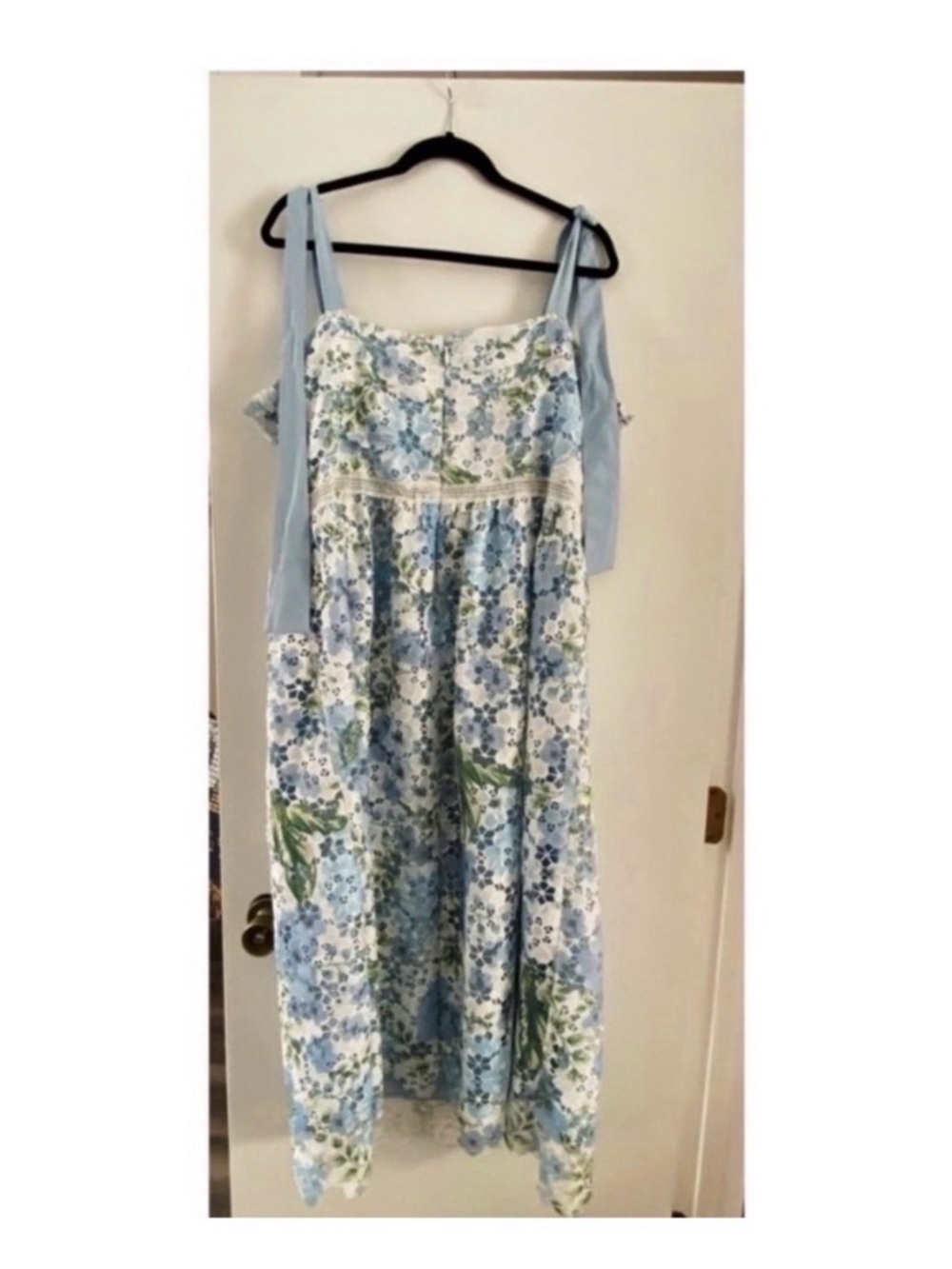 ARULA Altar’d State White Floral Lace Midi Dress - Picture 7 of 7